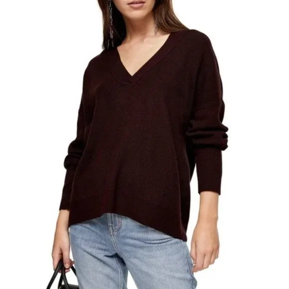 TOPSHOP Ribbed Sweater - Picture 1 of 6